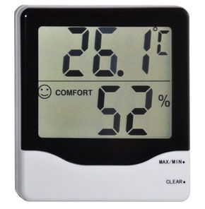 Комнатный электронный термометр-гигрометр.