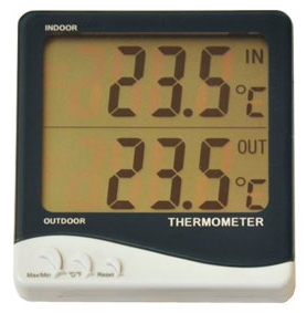 Бытовой выносной электронный термометр для дома и улицы