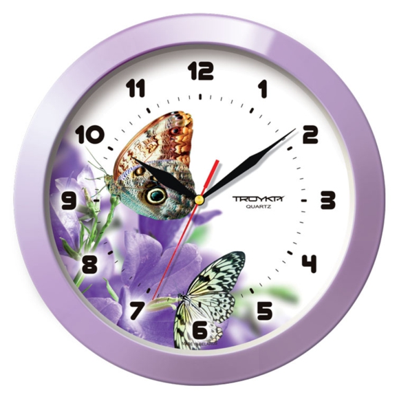 Часы с бабочками настенные.