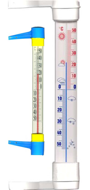 Тонкий и толстый термометр