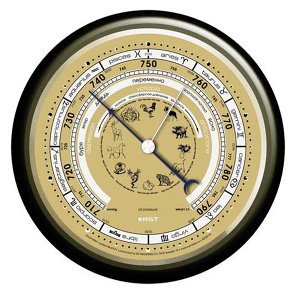 Настенный барометр со знаками зодиака
