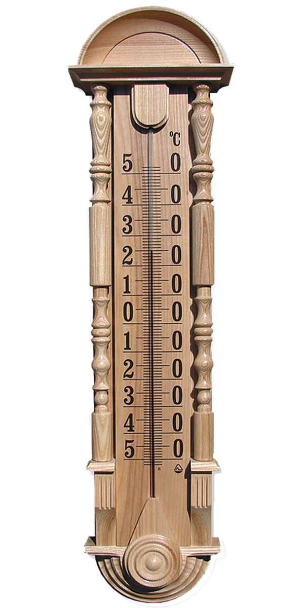 Интерьерный термометр из золотого ясеня