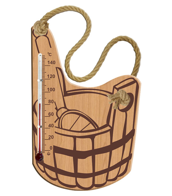 Подарочный термометр на джутовом шнуре