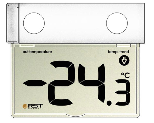 Электронный оконный термометр