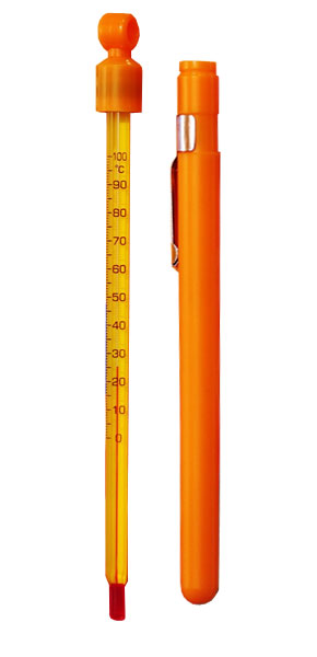 Универсальный термометр в пластиковом футляре