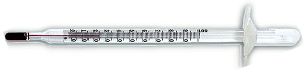 Термометр для жидкостей до 100 С поплавком